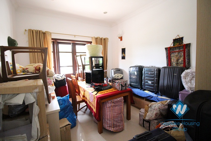 Beautiful villa with nice garden for rent in C Ciputra Tay Ho, Ha Noi